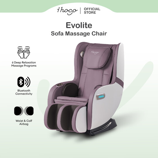 [Shop.com] Ihoco Evolite Sofa Massage Chair [Serene Pink]